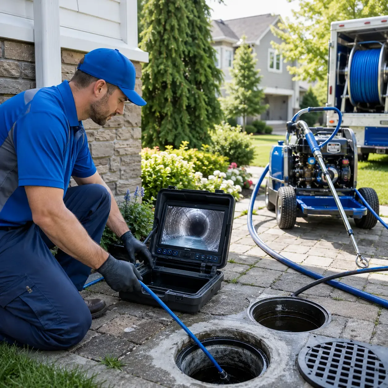 Outdoor drain cleaning professionals serving Pottsboro, TX